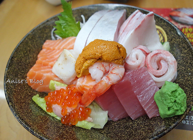 東區美食．金魚日本料理，豪華散壽司超巨大，完全傻眼 @愛吃鬼芸芸