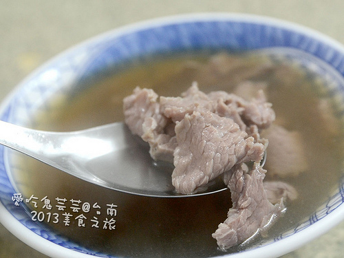 台南小吃．矮仔成蝦仁飯、阿明豬心冬粉、阿村牛肉湯、石頭鄉烤玉米、友愛鹽酥雞 @愛吃鬼芸芸