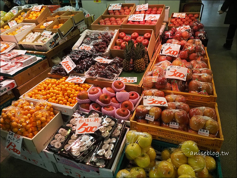 秋田好好逛．秋田市民市場，青菜時蔬海鮮通通有