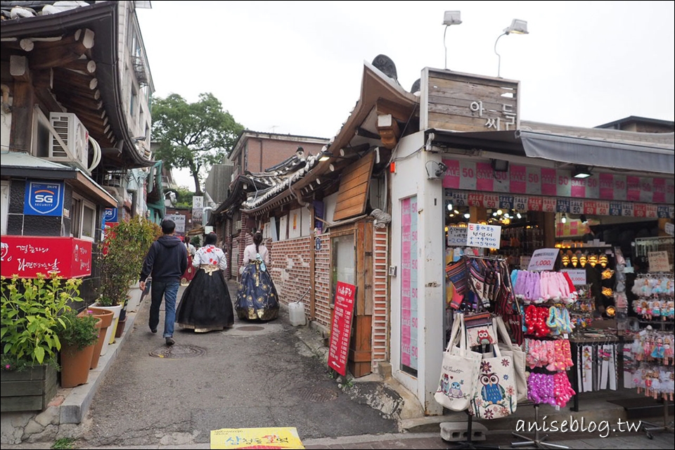 首爾美食．三清洞摩西(安國站起司年糕鍋)、三清洞甜餅