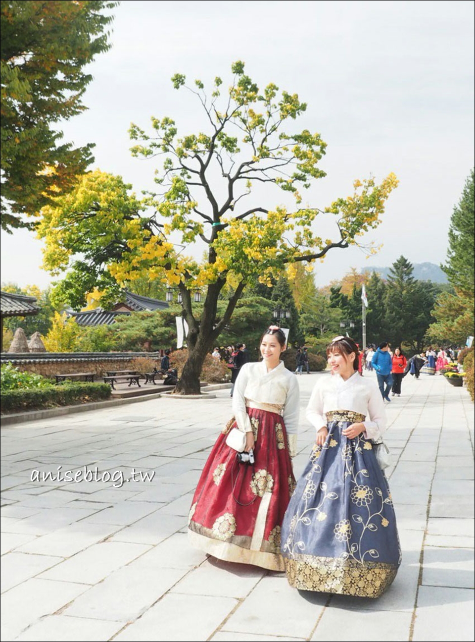 首爾韓服體驗Oneday Hanbok，與姊妹們一起穿韓服到景福宮吧！(雖然永遠走不到，笑)