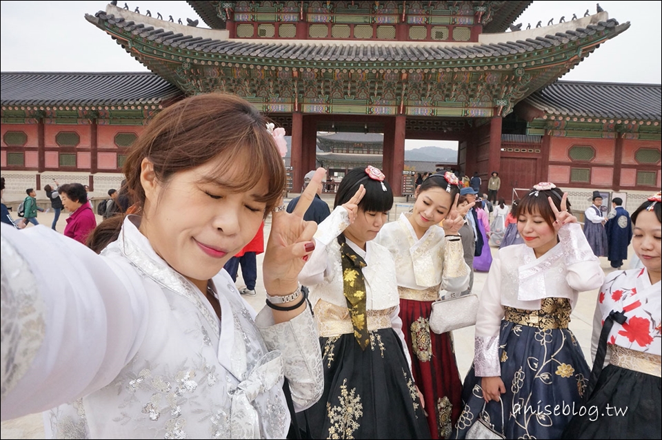 首爾韓服體驗Oneday Hanbok，與姊妹們一起穿韓服到景福宮吧！(雖然永遠走不到，笑)