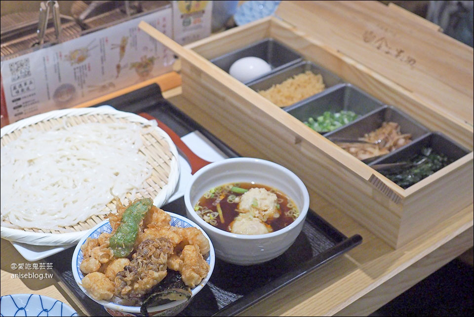 稻庭烏龍麵+迷你天丼，兩種享受一次滿足@金子半之助新光三越A8 @愛吃鬼芸芸