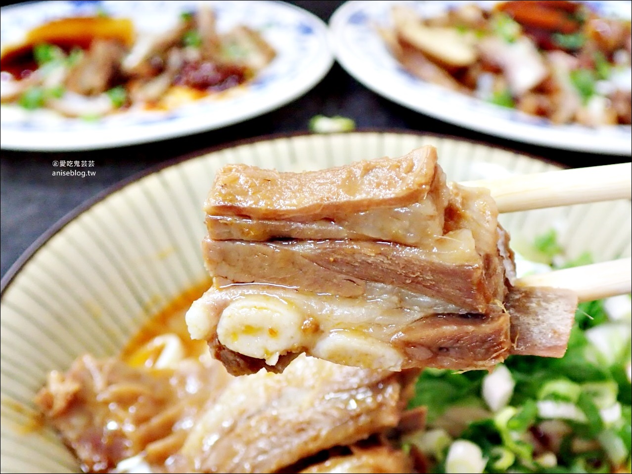 大成羊排麵牛肉麵宜蘭，無緣的杏仁豆腐花生湯，宜蘭市美食(姊姊食記) @愛吃鬼芸芸