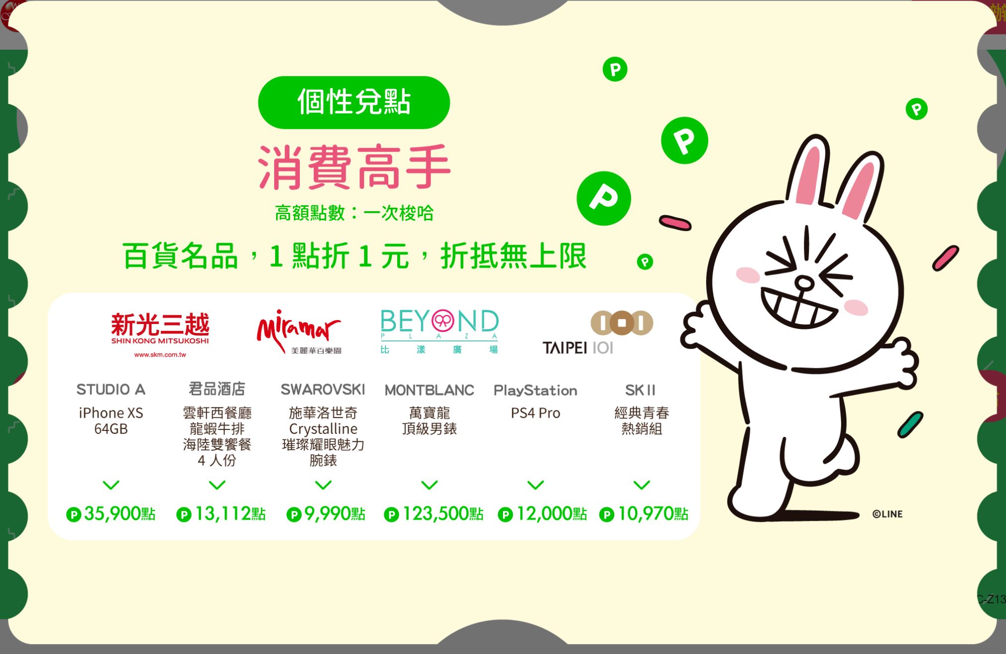 中信LINE Pay信用卡海外消費回饋2.8%， 直接轉LINE Points 點數等同現金回饋超好用！