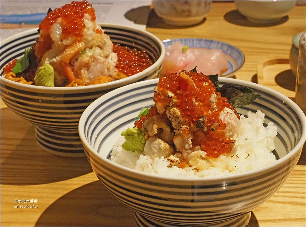 日本橋海鮮丼，炙燒海鮮丼「焱」新上市，鯛魚湯最銷魂 @信義區美食