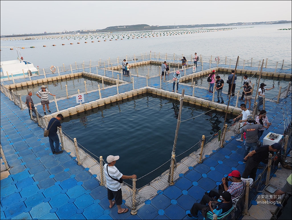 海洋牧場生蚵吃到飽+超豐盛海鮮粥+釣魚體驗+卡拉OK，只要$350  ( 文末釣小管 )