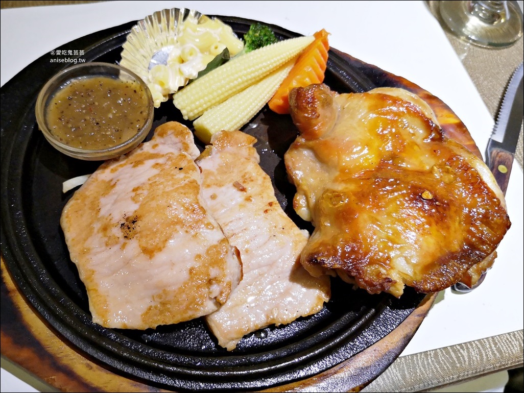 品客牛排，隱藏版大份量雙主餐牛排老店，捷運板橋站美食(姊姊食記)