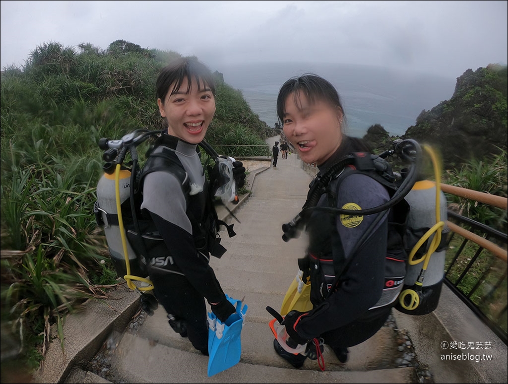 沖繩青之洞窟潛水My Diving，怕水的妹子也挑戰成功啦！