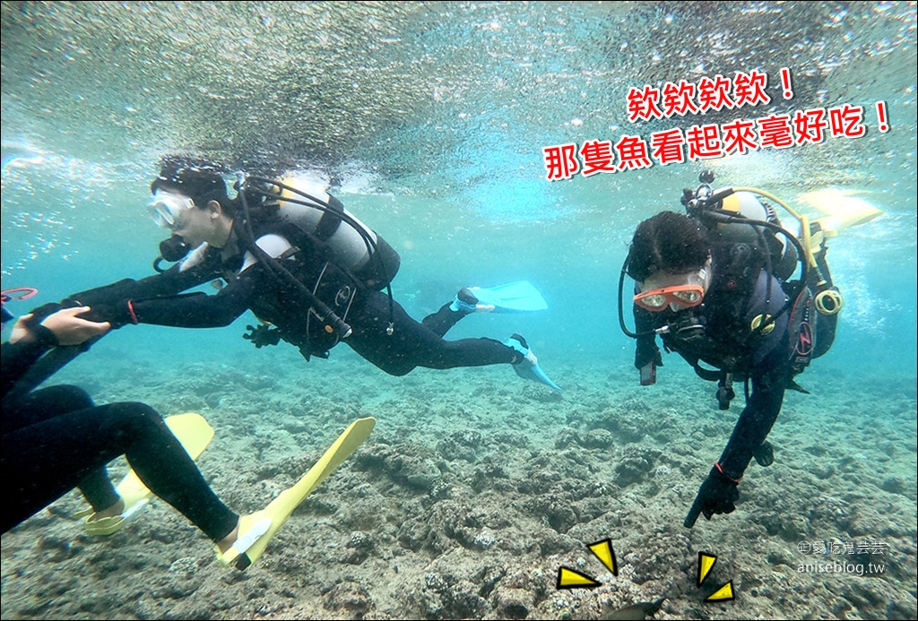 沖繩青之洞窟潛水My Diving，怕水的妹子也挑戰成功啦！