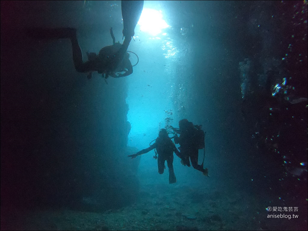 沖繩青之洞窟潛水My Diving，怕水的妹子也挑戰成功啦！