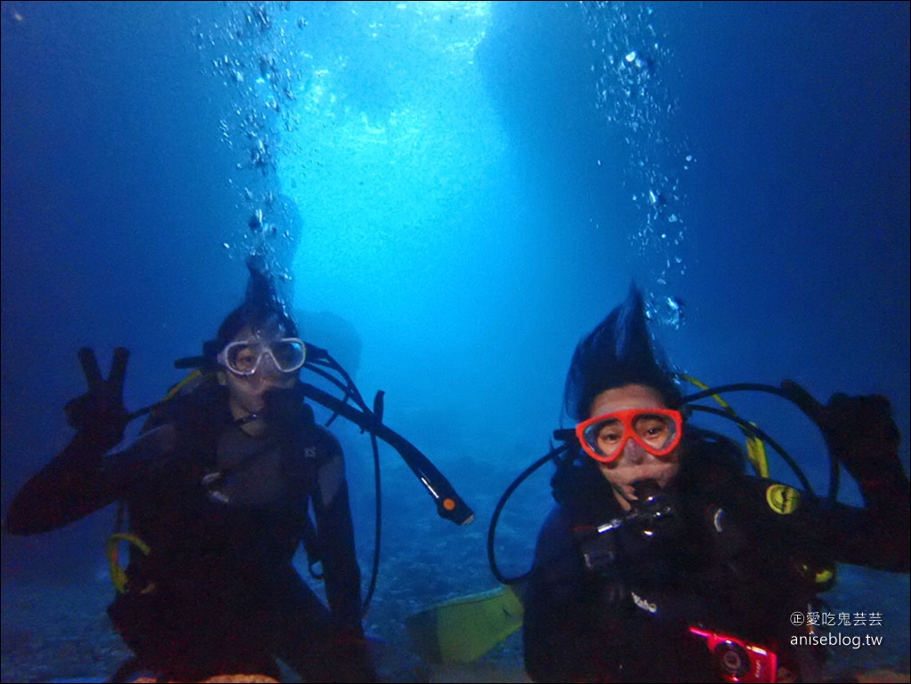 沖繩青之洞窟潛水My Diving，怕水的妹子也挑戰成功啦！