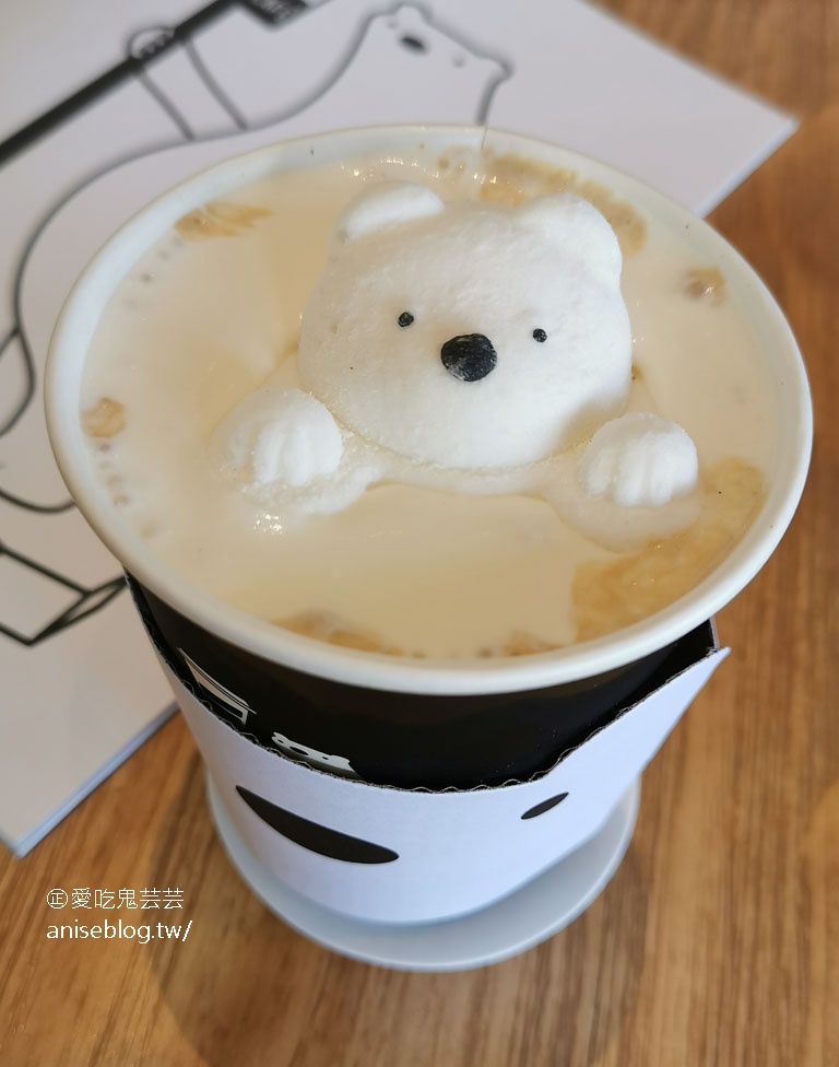 POLAR CAFE 西門旗艦店 (北極熊咖啡)，呆萌北極熊超療癒！(文末菜單)