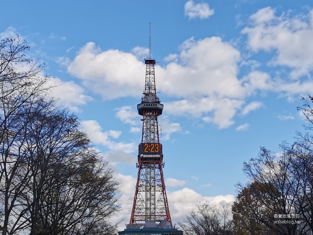 札幌女子5日小旅行 | 中島公園賞楓、札幌電視台夜景、開陽亭活毛蟹三吃、札幌啤酒博物館、北海道戀人觀光工廠、MITSUI OUTLET PARK 札幌北廣島、舊道廳、tsubaki salon吃鬆餅