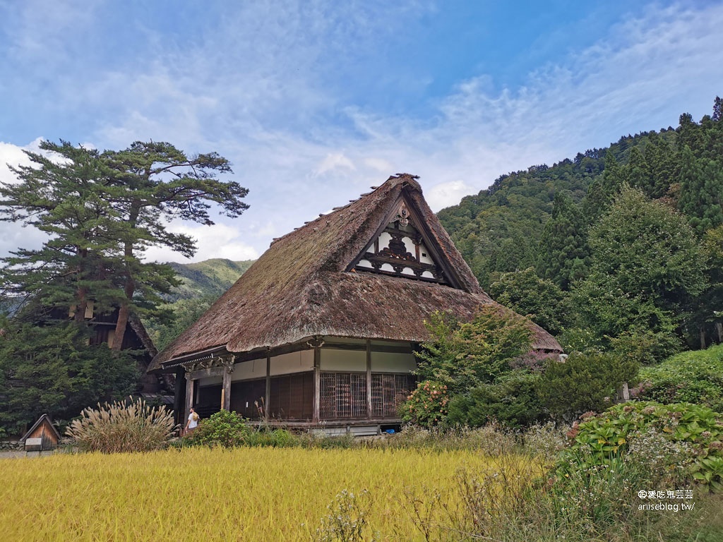 合掌村一日遊：城山展望台、高山小吃、和田家、合掌造文化喫茶鄉愁咖啡、狩人輕食、三間小屋 @2019日本中部孝親之旅