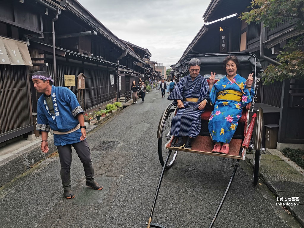 飛驒高山老街巡禮 (和服體驗、藍花咖啡、人力車、飛驒牛壽司)+GREEN Cooking Studio 午餐DIY @2019日本中部孝親之旅