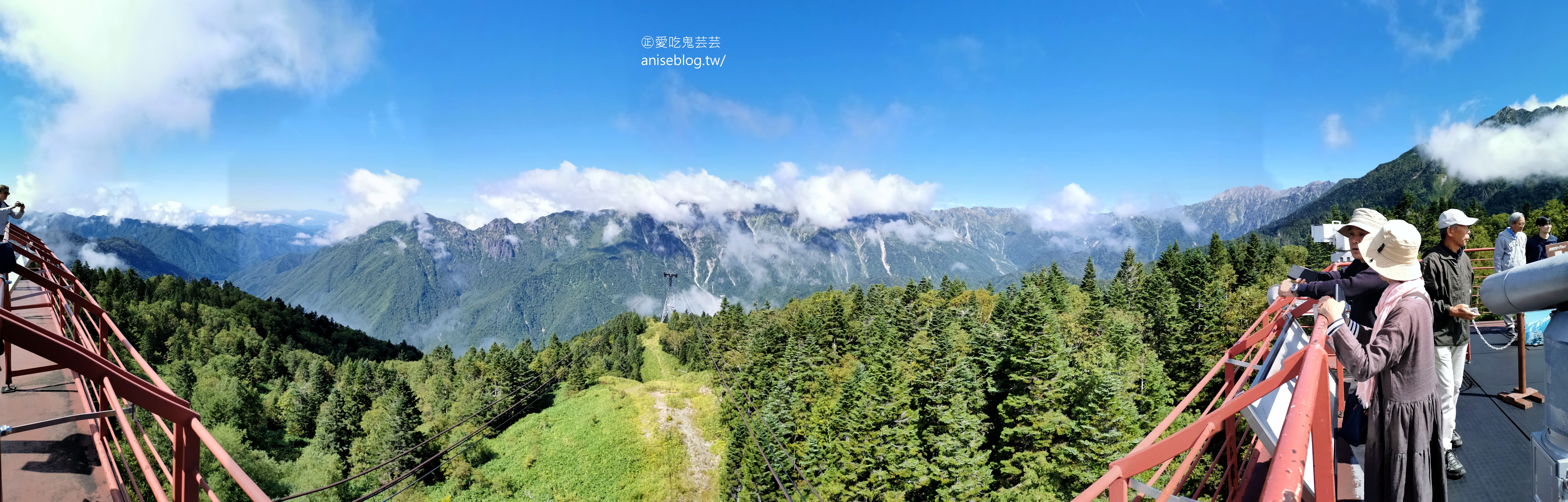 新穂高高空纜車，日本唯一雙層纜車、標高2156m的絕景 @2019日本中部孝親之旅