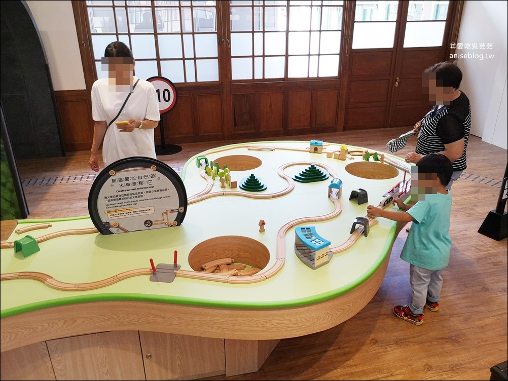 國立臺灣博物館鐵道部園區，台北最新親子景點室內展覽(姊姊遊記)