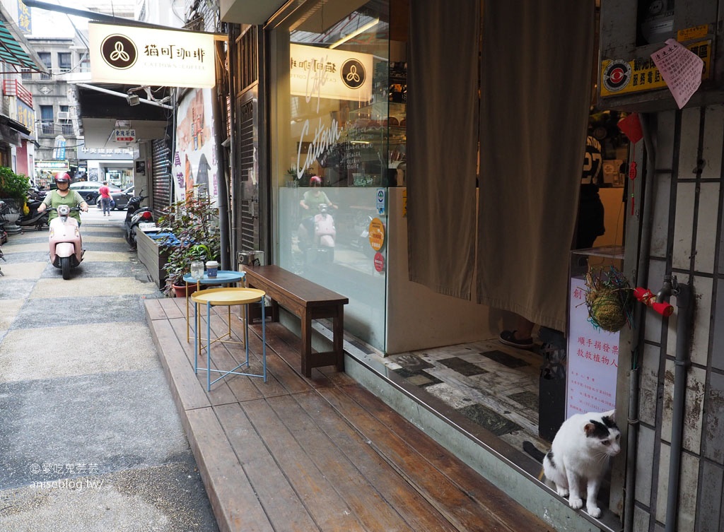 貓町咖啡，基隆巷弄內萌萌貓咪咖啡館，有吉古拉漢堡！