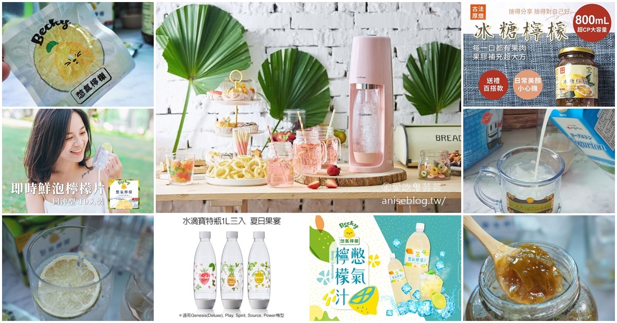 網購超人氣憋氣檸檬、日本濃縮優格飲、Sodastream氣泡水機，超優惠價 (8/25～8/31)