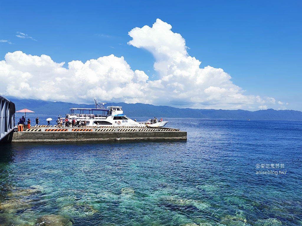 宜蘭賞鯨豚+龜山島登島+牛奶海，搭雙船底遊艇蘭鯨號(姊姊遊記)