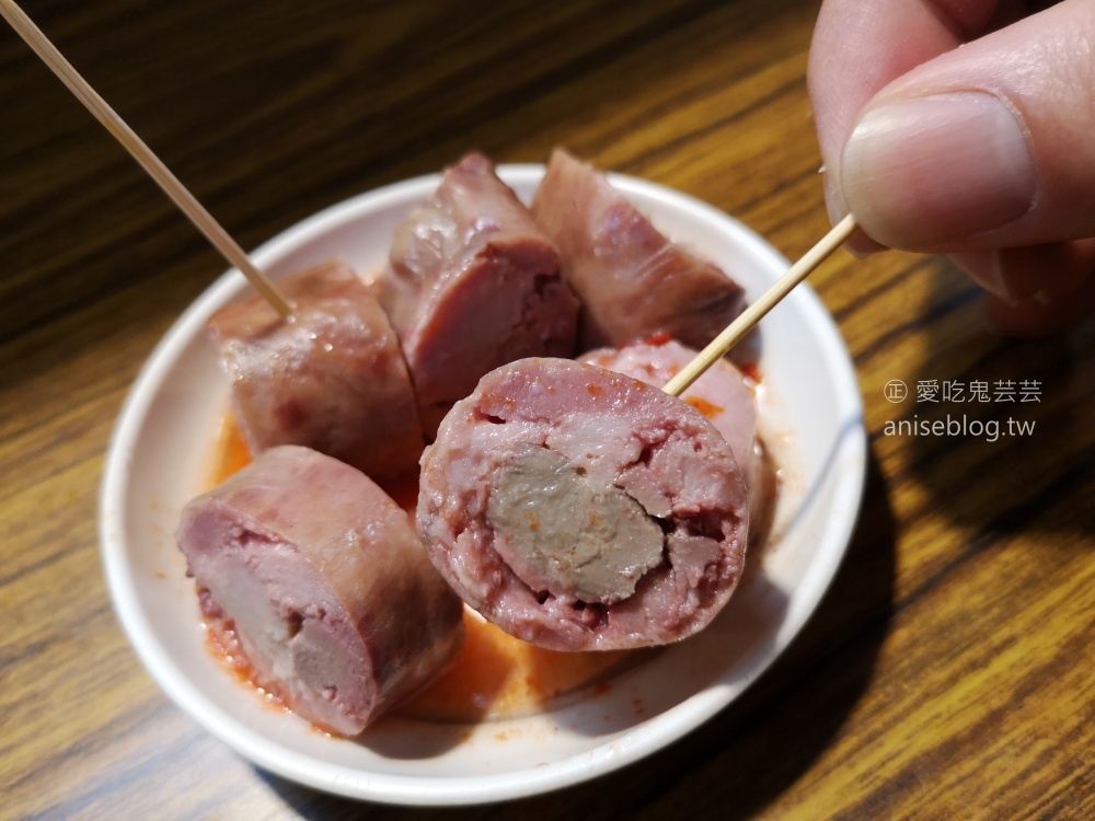 大觀園鹹湯圓、豬肝腸+林家三鮮水餃，基隆仁愛市場美食(姊姊食記)