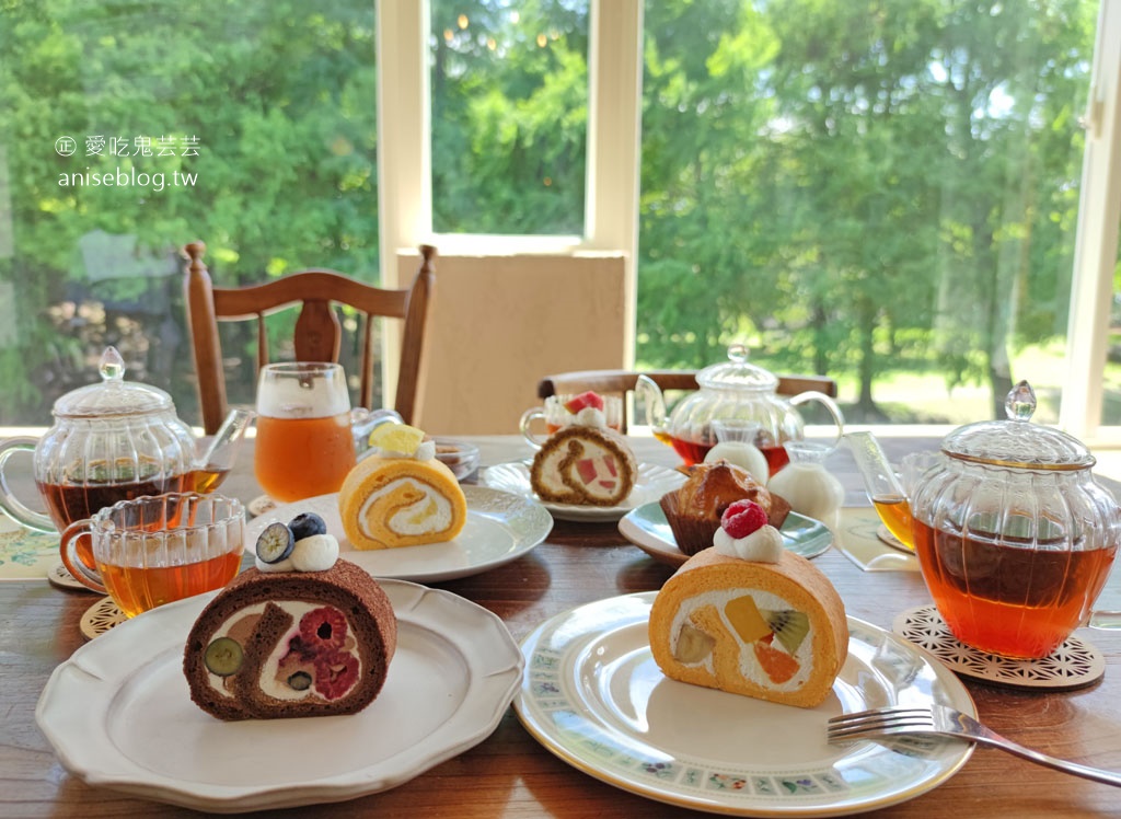 TaSweet 菓子屋，整排落羽松景觀的歐式鄉村甜點，最愛蘋果派！😍