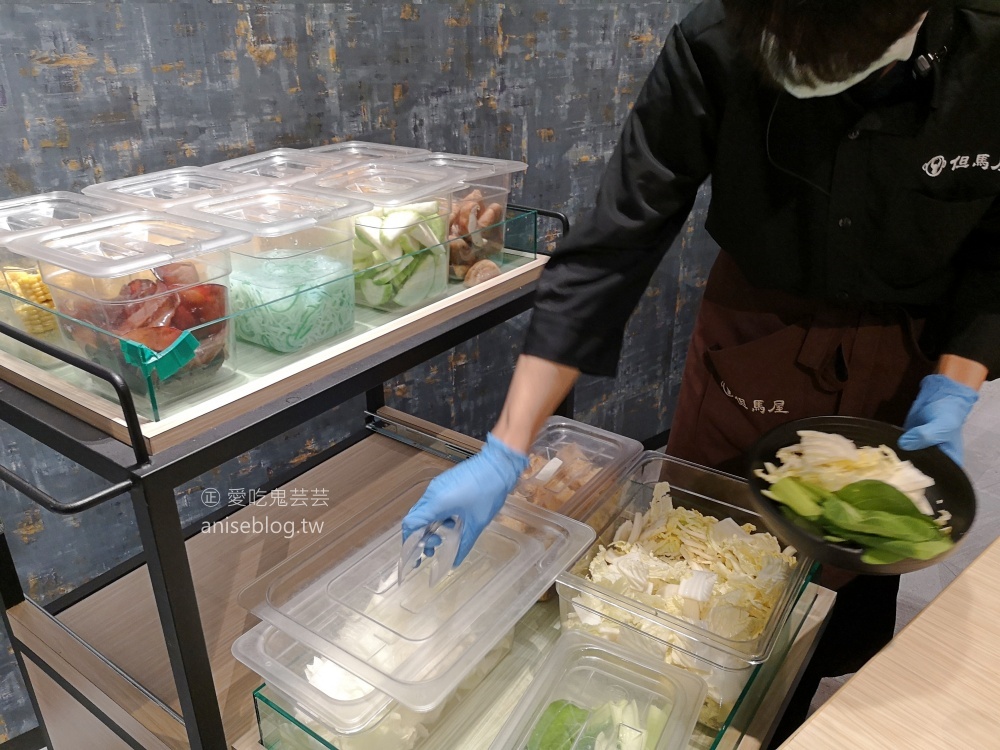 但馬屋牛しゃぶ 牛すき林口三井店，蔬菜吃到飽(姊姊食記)