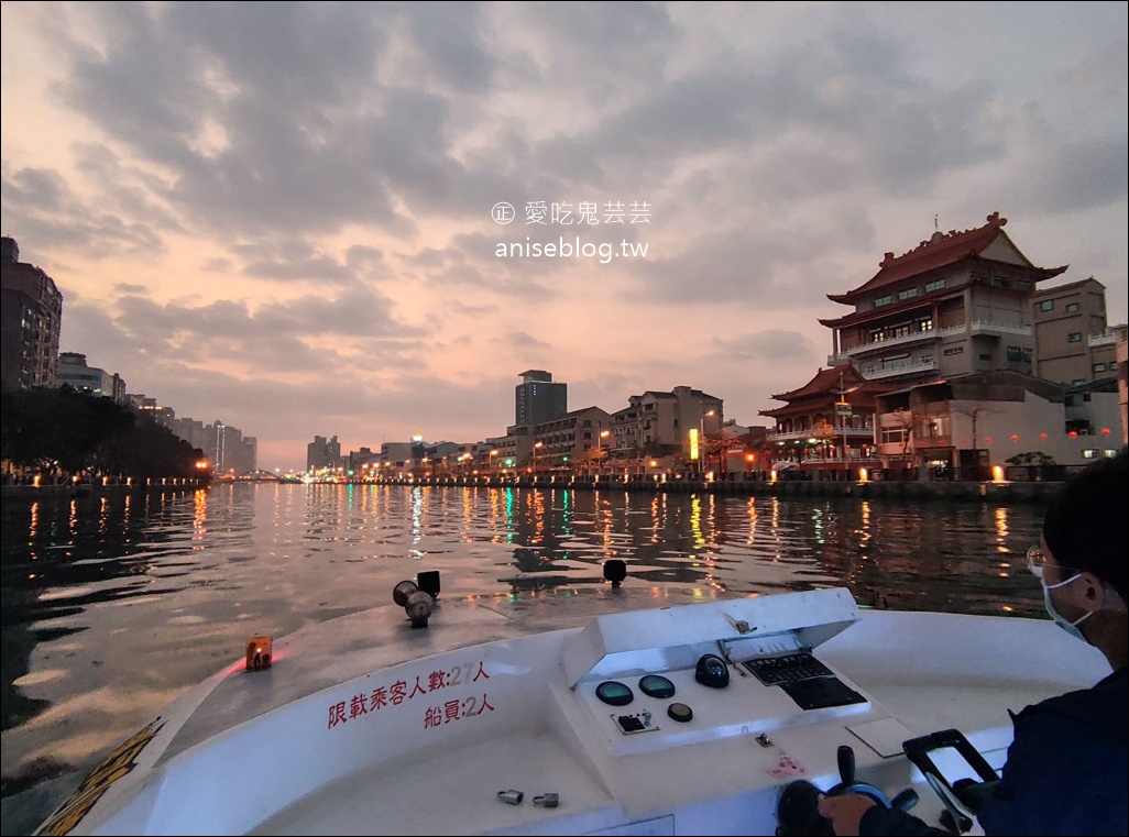 安平運河遊船，全台灣最長的人工運河，微風徐徐賞夜景