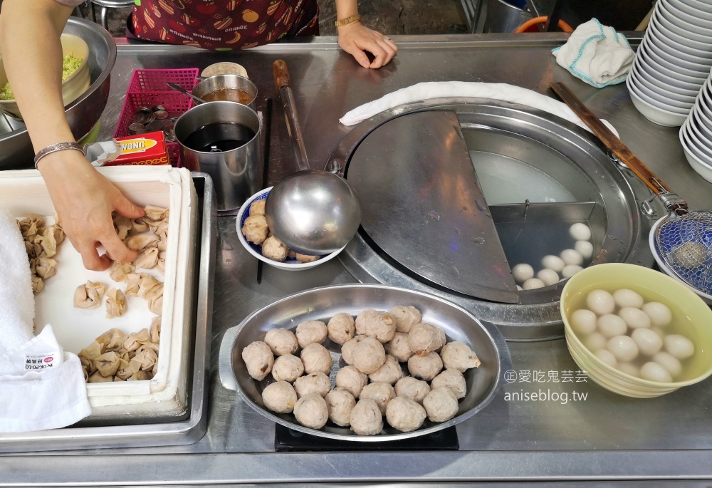 阿文餛飩湯圓，三和夜市人氣小吃，捷運台北橋站美食(姊姊食記)