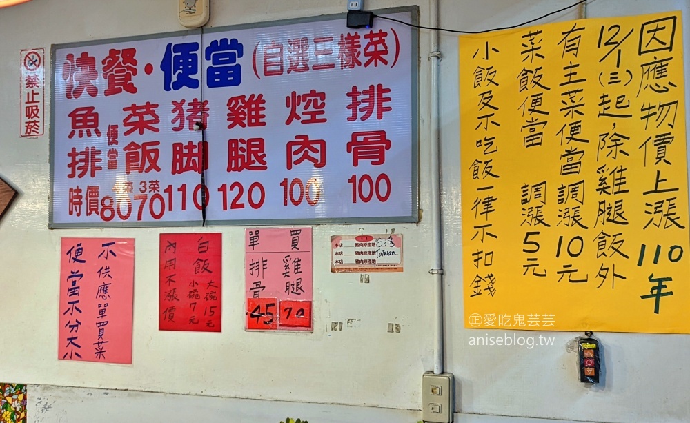 阿忠自助餐便當店，還沒開門就排隊，信義區福德街的超人氣美食(姊姊食記)