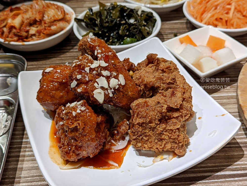 韓國一隻雞，雞湯火鍋料理，林口三井美食MITSUI OUTLET (姊姊食記)