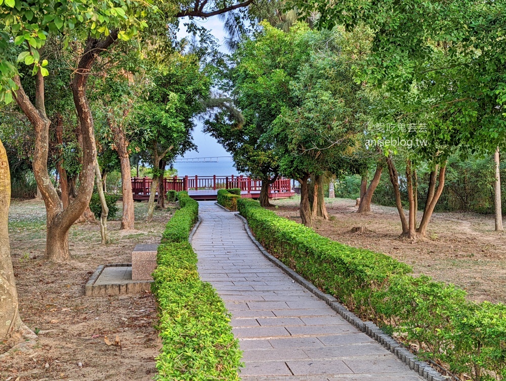 建功嶼，金門版摩西分海，金城鎮觀賞夕陽的絕美景點(姊姊遊記)