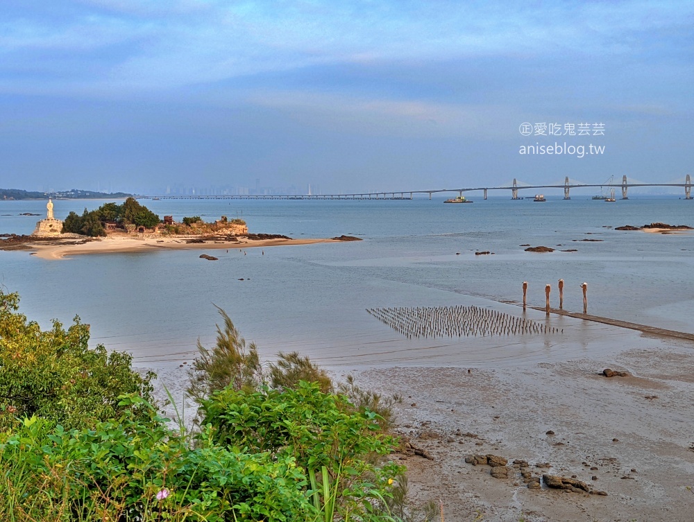 建功嶼，金門版摩西分海，金城鎮觀賞夕陽的絕美景點(姊姊遊記)