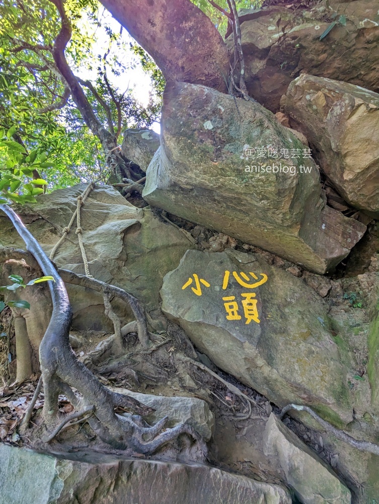 五寮尖登山步道，要手腳並用的拉繩攀岩路線，新北三峽景點(姊姊遊記)