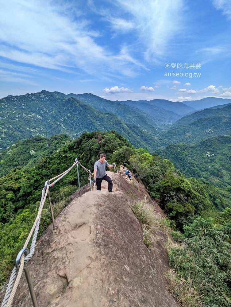 五寮尖登山步道，要手腳並用的拉繩攀岩路線，新北三峽景點(姊姊遊記)