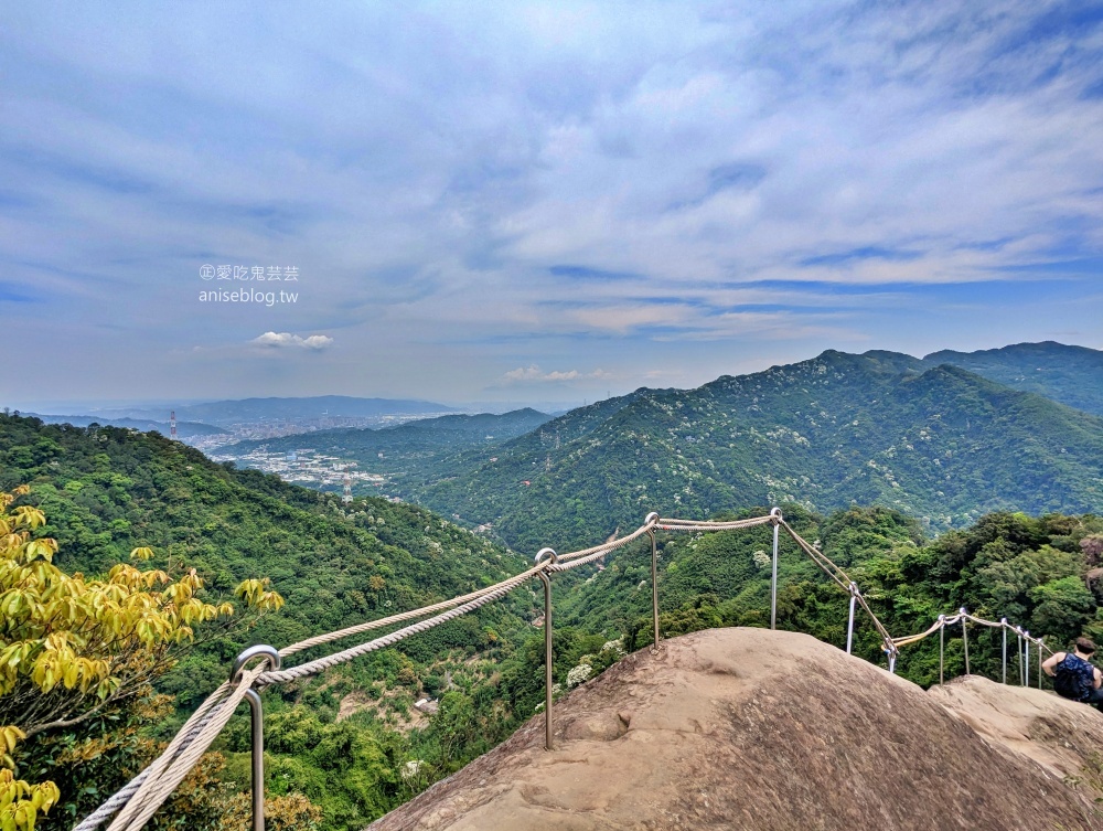 五寮尖登山步道，要手腳並用的拉繩攀岩路線，新北三峽景點(姊姊遊記)