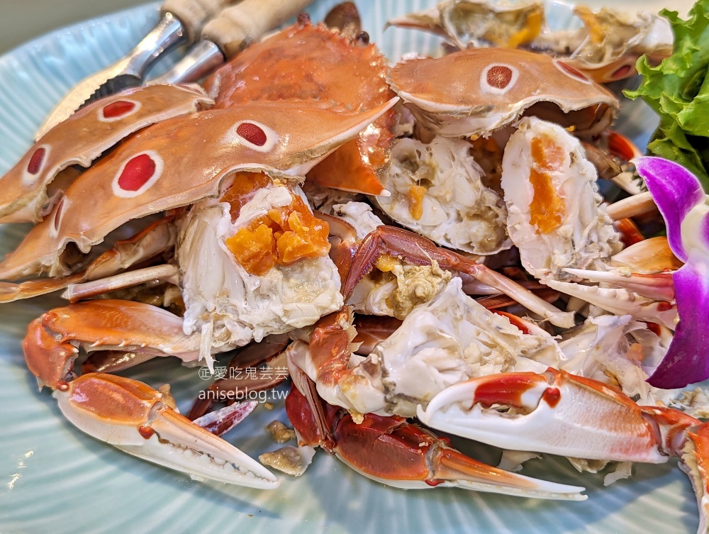 漁家鄉海鮮餐廳，花蟹正肥美，北海岸萬里龜吼漁港美食(姊姊食記)