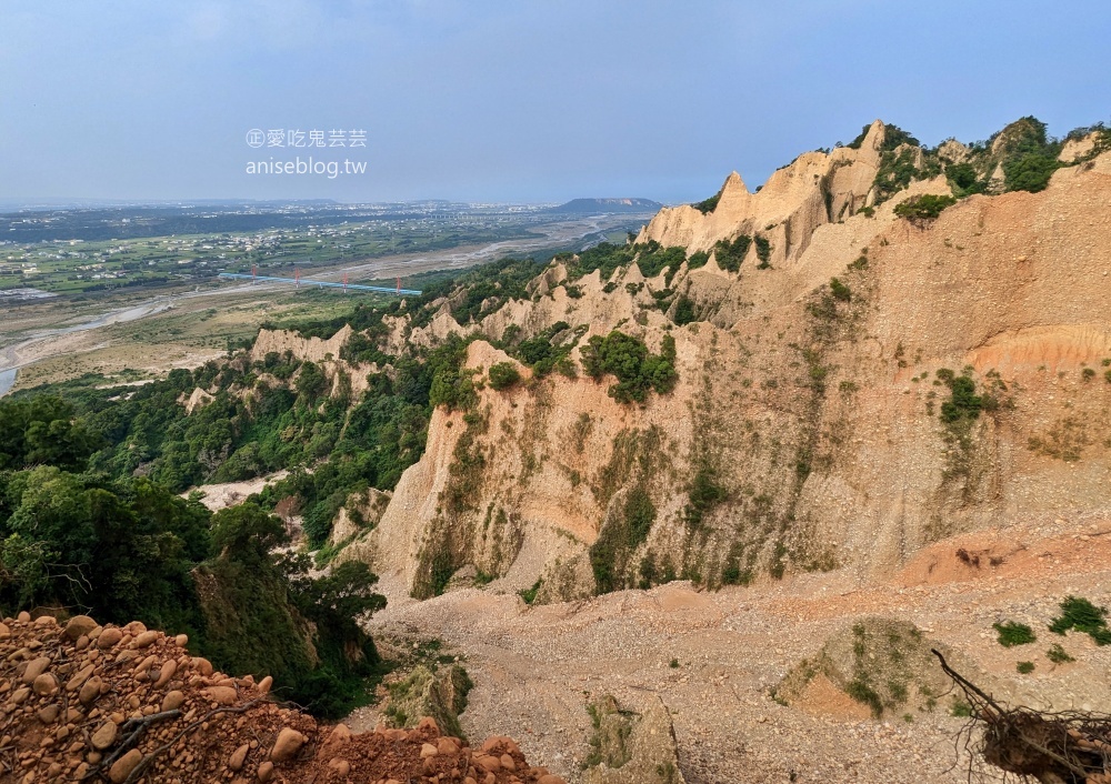 火炎山北鞍線環狀步道，苗栗也可以欣賞大峽谷地形(姊姊遊記)