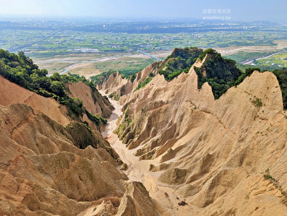 火炎山北鞍線環狀步道，苗栗也可以欣賞大峽谷地形(姊姊遊記)