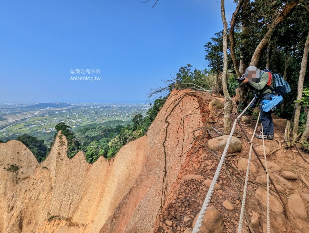 火炎山北鞍線環狀步道，苗栗也可以欣賞大峽谷地形(姊姊遊記)