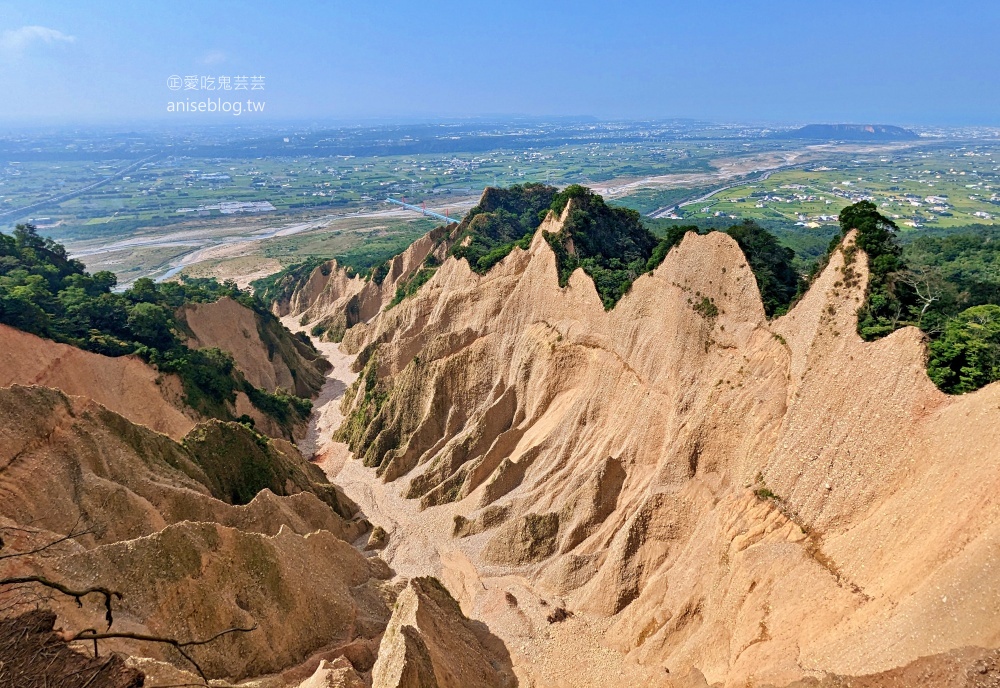 火炎山北鞍線環狀步道，苗栗也可以欣賞大峽谷地形(姊姊遊記)