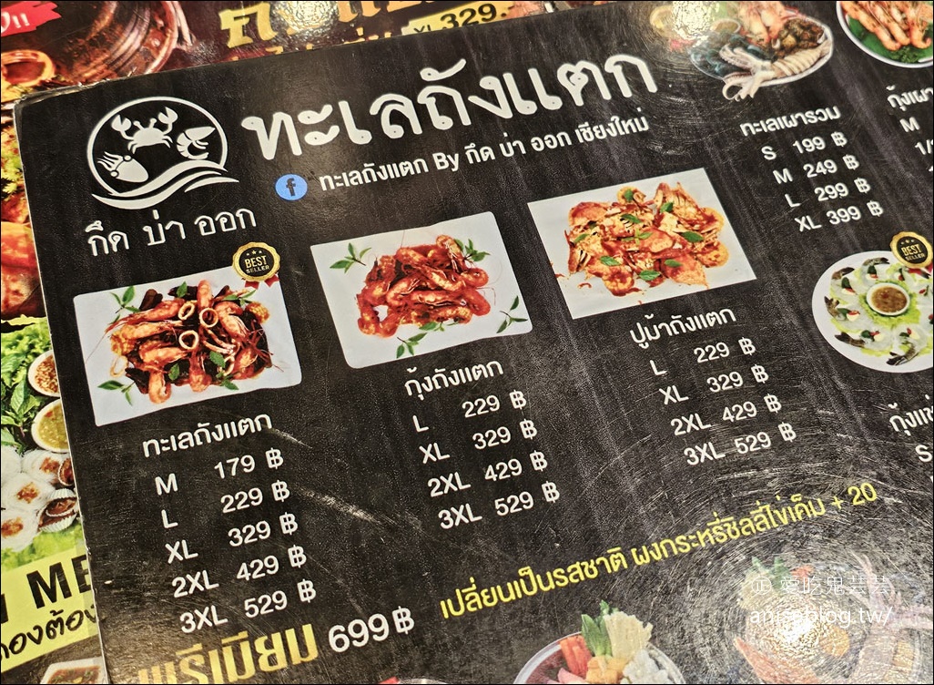 清邁夜市 กาดมณี Kadmanee Market Chiangmai ，脆皮燒肉也太好吃了吧！