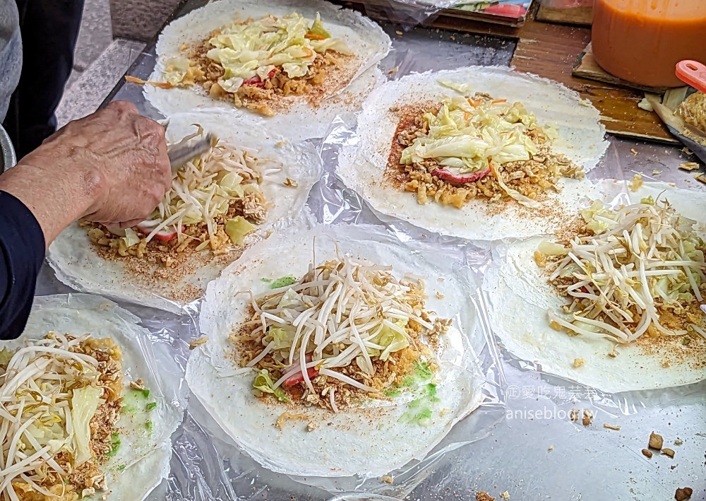 新莊媽祖廟口潤餅捲，廟街夜市超人氣美食小吃(姊姊食記) @愛吃鬼芸芸