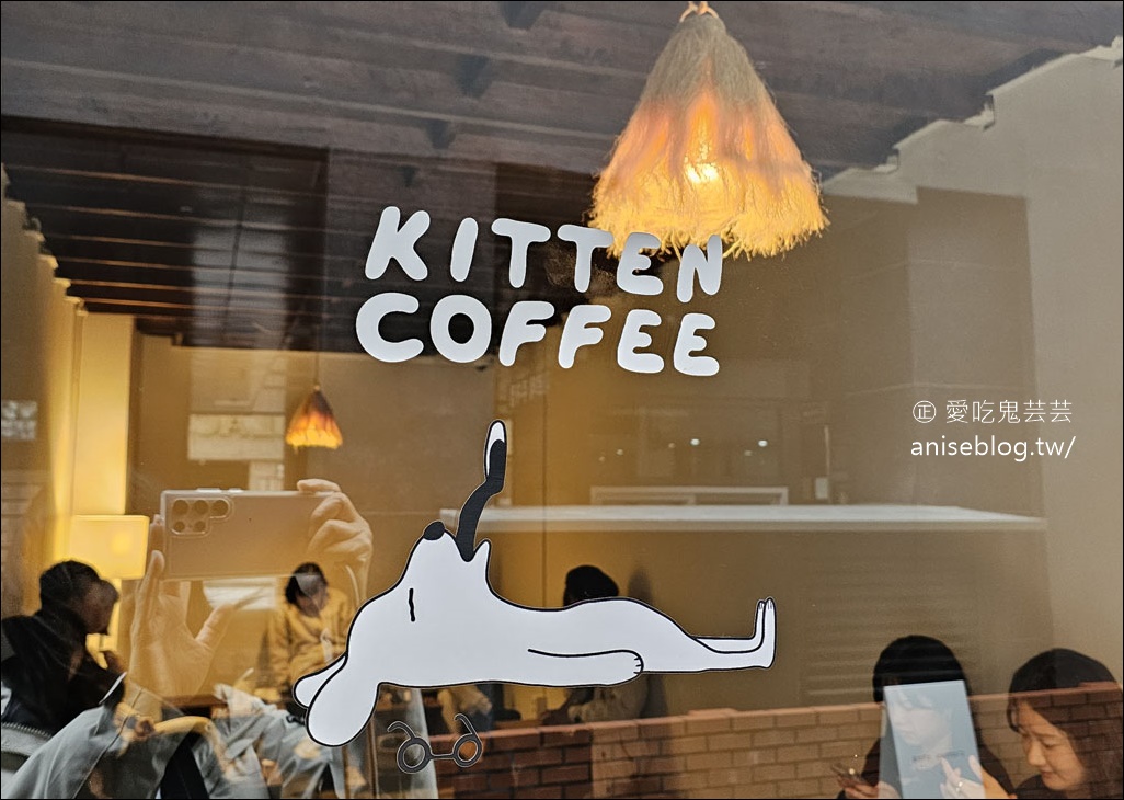 釜山田浦咖啡街 kitten coffee，超可愛小狗蛋糕，這家店是可愛專賣店吧！