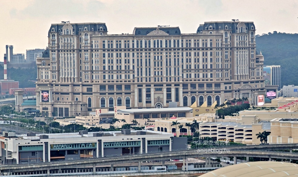 澳門大潭山瞭望台，搭乘斜行升降機俯瞰氹仔路氹金光大道美景(姊姊遊記)