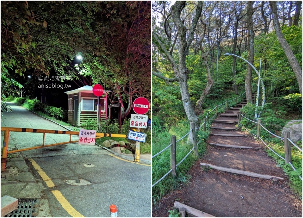 釜山夜景推薦景點，青鶴配水池展望台、荒嶺山烽燧臺、蓬萊山，交通方式(姊姊遊記)