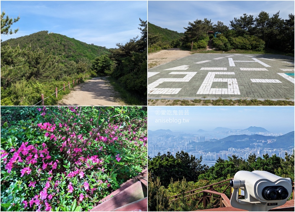 釜山夜景推薦景點，青鶴配水池展望台、荒嶺山烽燧臺、蓬萊山，交通方式(姊姊遊記)