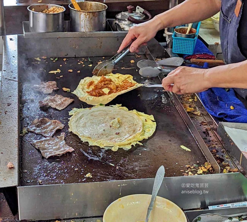 南機場無名蛋餅，早餐限定的排隊美食(姊姊食記)