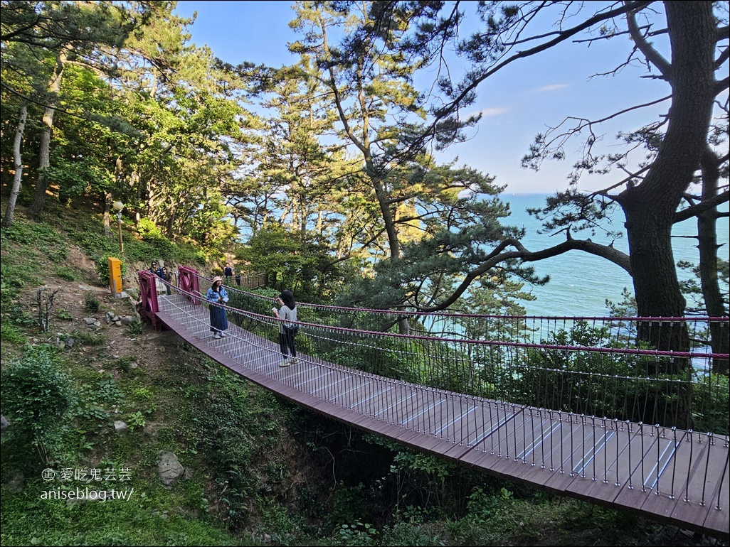 釜山松島纜車，水晶車廂腳底全透明超刺激😱 +松島天空步道